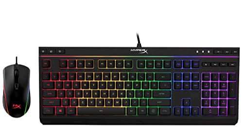 HyperX Alloy Core RGB – Membran Gaming-Tastatur (US Layout) & HX-MC002B Pulsefire Surge - RGB Gaming Maus von HyperX