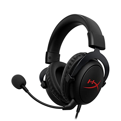 HyperXCloud Core-Gaming-HeadsetfürPC,DTSHeadphone:XSpatialAudio,Memoryschaum-Ohrpolster,robusterAluminiumrahmen von HyperX