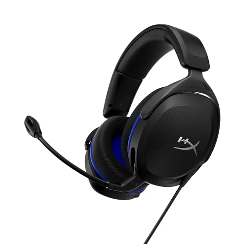 HyperX Cloud Stinger 2 Core – Gaming-Headset für Playstation, Leichtes Over-EarHeadset mit Mikro, Stummschaltung durch Wegklappen des Mikrofons, 40-mmTreiber von HyperX