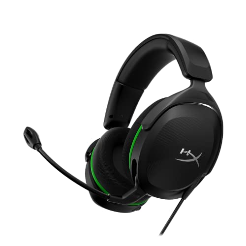 HyperX CloudX Stinger 2 Core – Gaming-Headset für Xbox, Leichtes Over-Ear-Headset mit Mikro, Stummschaltung durch Wegklappen des Mikrofons, 40 mm-Treiber von HyperX