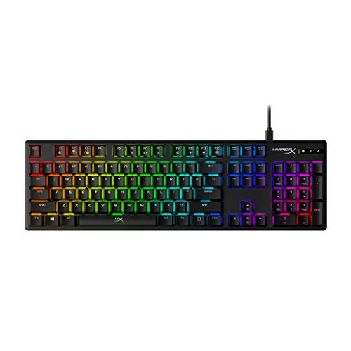 HyperX Alloy Origins – RGB Mechanische Gaming Tastatur, HyperX Aqua, (QWERTY – US Layout) von HyperX