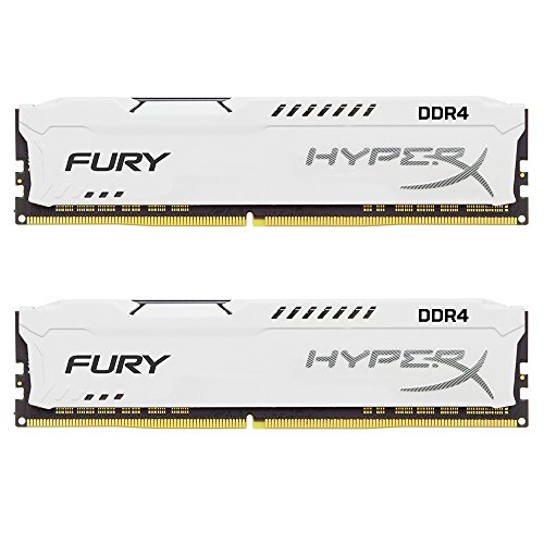 HyperX HX426C16FWK2/32 Fury Weiß DDR4 32GB (Kit 2x16GB), 2666MHz CL16 DIMM XMP von HyperX