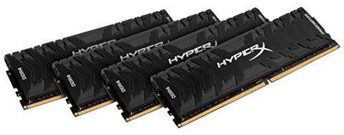 HyperX Predator HX426C13PB3K4/32 Speichermodule 2666MHz DDR4 CL13 DIMM XMP 32GB Kit (4X8GB) Schwarz von HyperX