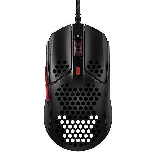 HyperX Pulsefire Haste Gaming-Maus – Ultraleicht, 59g, Wabenschale, Hex-Design, Hyperflex-Kabel, bis zu 16.000 DPI, 6 programmierbare Tasten Weiß/Rosa Einheitsgröße HyperX Pulsefire Haste Gaming-Maus – Ultraleicht, 59g, Wabenschale, Hex-Design, Hyperflex-Kabel, bis zu 16.000 DPI, 6 programmierbare Tasten Weiß/Rosa Einheitsgröße von HyperX