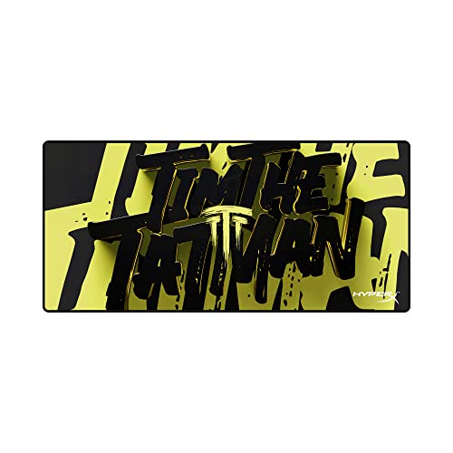HyperX Pulsefire Mat - Gaming Mauspad - TimTheTatMan Edition - XL - Präzise Stoffoberfläche - Anti-Frany Flush Stitching - rutschfeste Gummibasis von HyperX