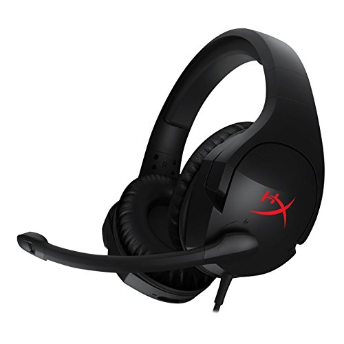 HyperX Cloud Stinger Gaming-Headset mit Kabel, DTS Headphone, Spatial Audio, 53-mm-Treiber, Memory Foam, 7.1 Surround-Sound, Flip-to-Mute-Mikrofon, USB- und 3,5-mm-Anschluss, Schwarz von HyperX