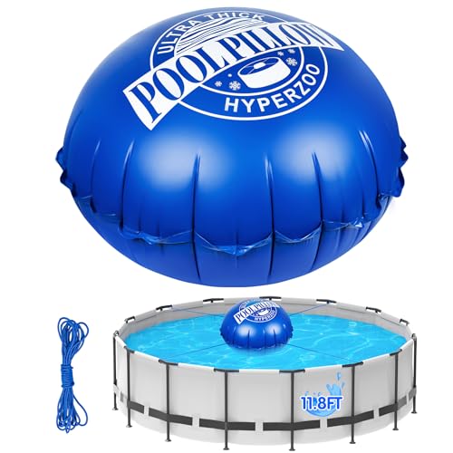Hyperzoo Poolkissen für oberirdische Pools, 30 m, robustes Pool-Schließset für oberirdische Pools, verbessertes 0,6 mm PVC, kältebeständiges, aufblasbares Luftkissen zum Überwintern, mit 19,8 m langem Hyperzoo Poolkissen für oberirdische Pools, 30 m, robustes Pool-Schließset für oberirdische Pools, verbessertes 0,6 mm PVC, kältebeständiges, aufblasbares Luftkissen zum Überwintern, mit 19,8 m langem von Hyperzoo