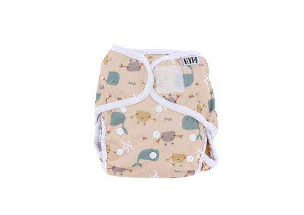 Hypf Stoffwindel Überhose (Klett) One Size 4-16kg von Hypf