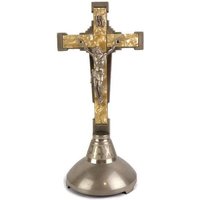 Antikes Jesuskreuz Kruzifix, Jesus Kreuz Kruzifix Mit Perlmutt Dekoration von HypnoticGifts