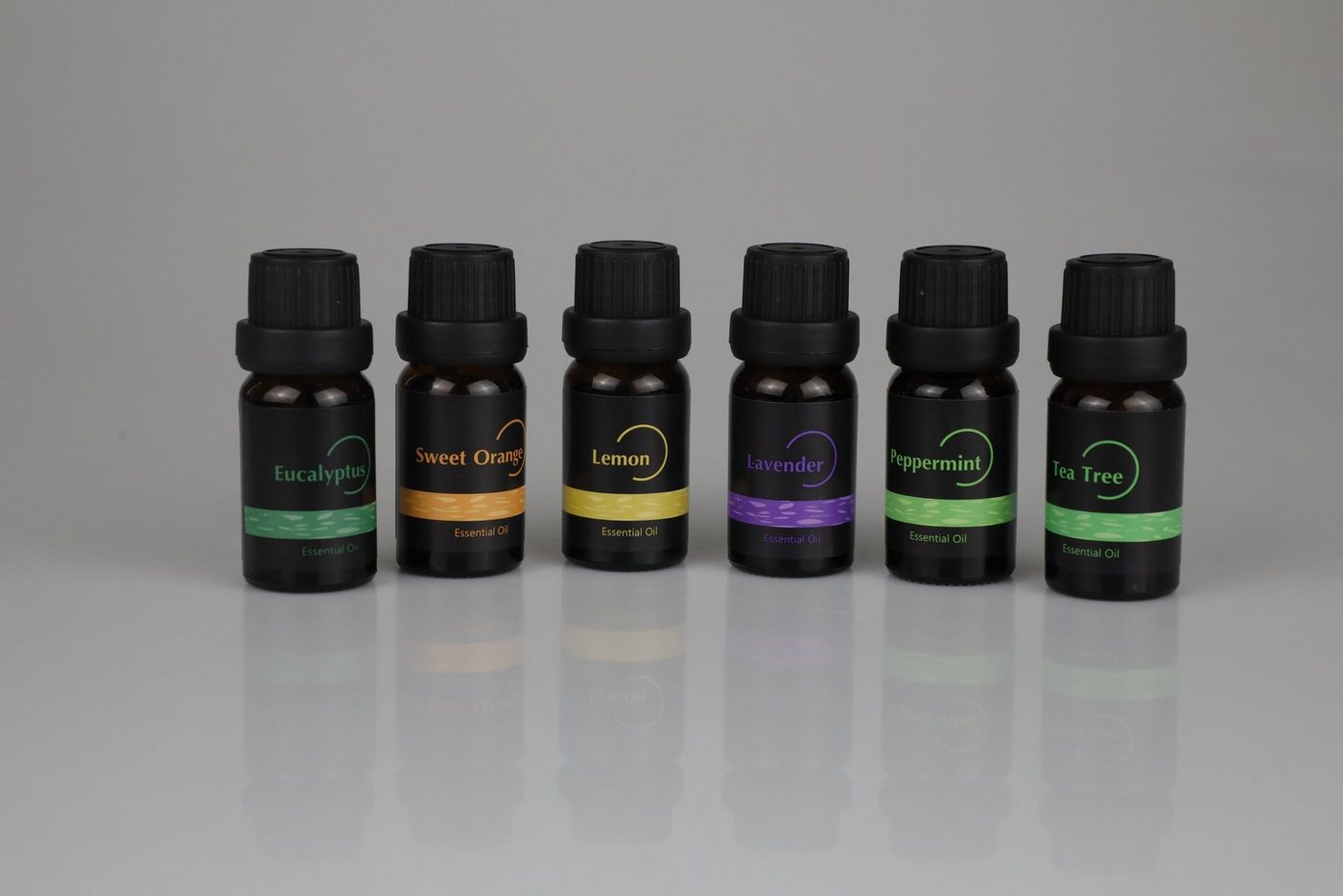 Hyrican Duftöl Sense Aroma-Öl für Diffuser/Diffusor, Lavendel, Teebaum, Lemon, Minze, Eukalyptus, Orange von Hyrican