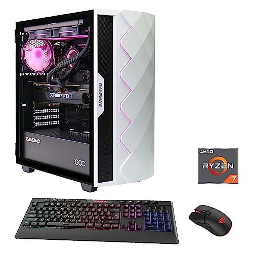 Hyrican Gaming-PC Ryzen 7 7700X Wasserkühlung 16GB DDR5 1TB SSD Gen4 RTX 4060 Windows 11 (Diamond WT 7091) von Hyrican