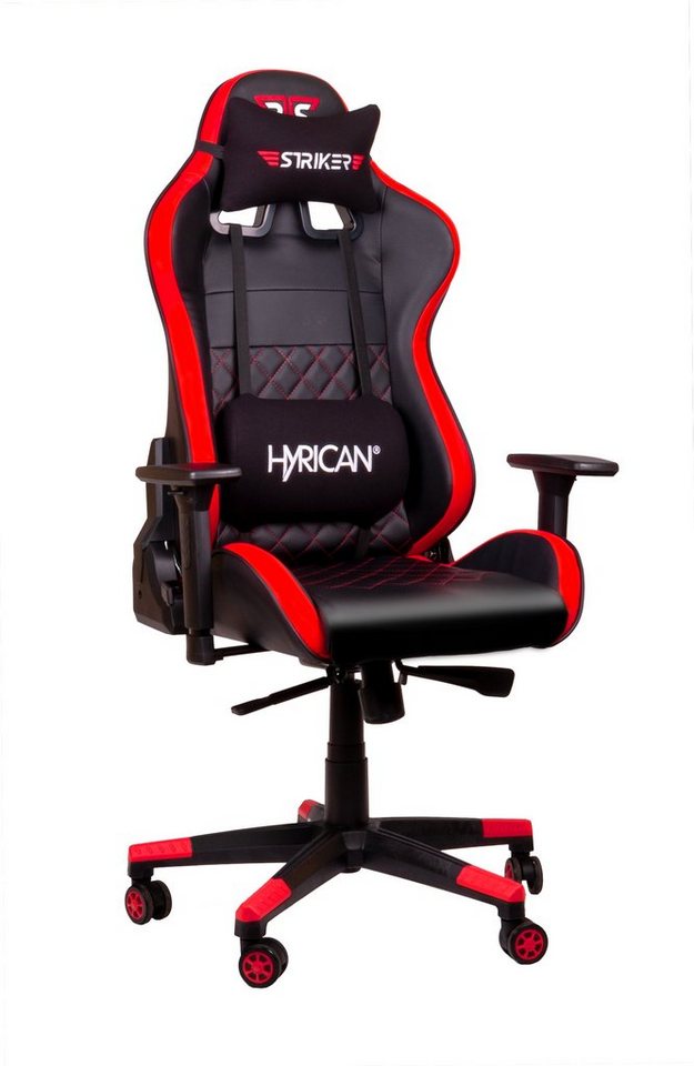 Hyrican Gaming-Stuhl Striker Code Red XL" ergonomischer Gamingstuhl,Schreibtischstuhl" von Hyrican