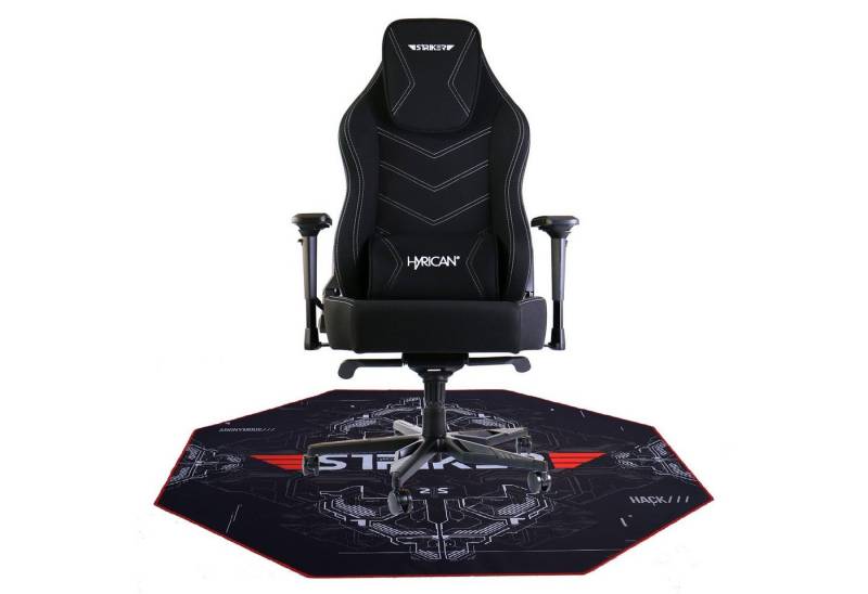 Hyrican Gaming-Stuhl Striker "Runner" ergonomischer Gamingstuhl, Schreibtischstuhl (Set), inklusive Bodenschutzmatte 1100x1100x2mm von Hyrican