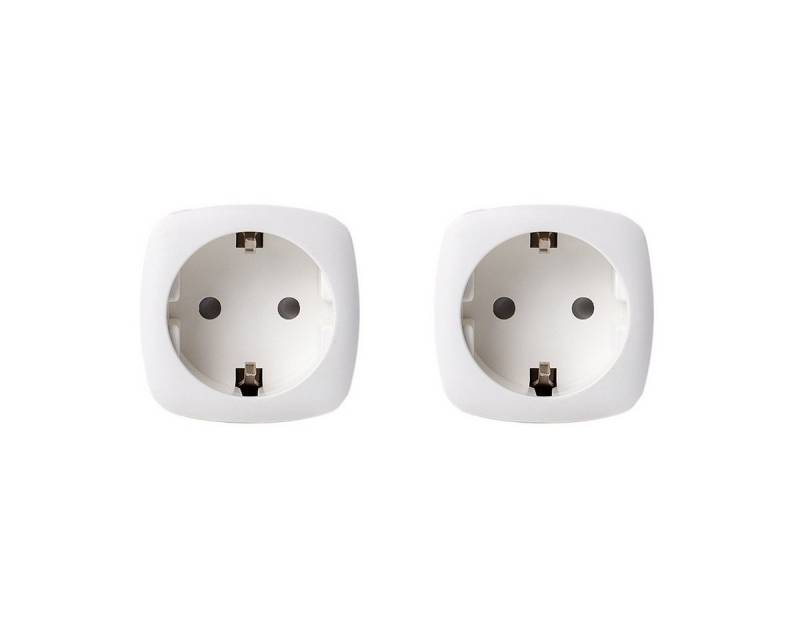 Hyrican Steckdose Hyrican 2er Pack Smart WIFI Steckdose, 16A, Alexa/ Google kompatibel, 1-St., 2er Pack von Hyrican