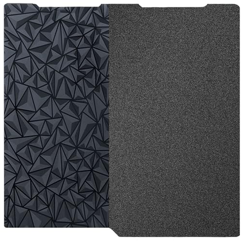 HysiPrui 3D Drucker Doppelseitige glatte Oberfläche für Anycubic Kobra 3/Kobra 3 Combo PEI und glatte PEO Blatt-Bauplatte, flexible entfernbare beheizte Bett-Plattform-Matte 256x268mm von HysiPrui