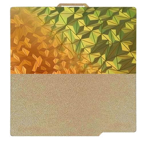 HysiPrui 3D Drucker Chameleon Bauplatte Doppelseitiges strukturiertes PEI und PEO Blatt für Gradient Flexible Abnehmbare Beheizte Bettmatte für Bambu Lab X1/X1-Carbon/P1P/P1S/Lab A1 257.5x257.5mm HysiPrui 3D Drucker Chameleon Bauplatte Doppelseitiges strukturiertes PEI und PEO Blatt für Gradient Flexible Abnehmbare Beheizte Bettmatte für Bambu Lab X1/X1-Carbon/P1P/P1S/Lab A1 257.5x257.5mm von HysiPrui