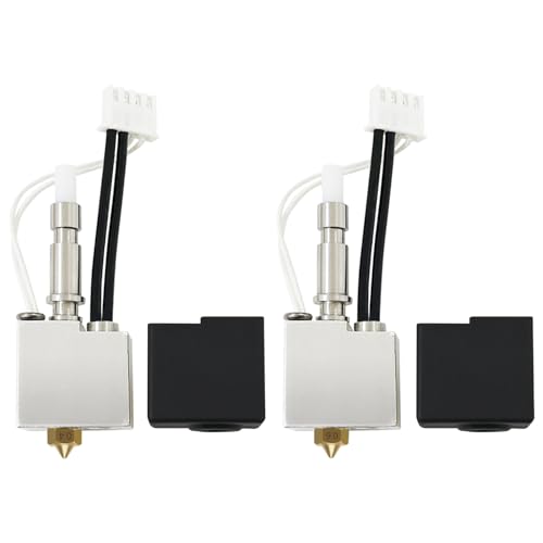 HysiPrui 2 Packs 3D Drucker Kobra S1 zusammengebauter Extruder Hotend Kit-Kobra S1 Combo Heißes Ende/Druckkopf Ersatz mit 0.4mm und 0.6mm Düse, Thermistor, Heizungskartusche, Hitzebruch und Hitzeblock HysiPrui 2 Packs 3D Drucker Kobra S1 zusammengebauter Extruder Hotend Kit-Kobra S1 Combo Heißes Ende/Druckkopf Ersatz mit 0.4mm und 0.6mm Düse, Thermistor, Heizungskartusche, Hitzebruch und Hitzeblock von HysiPrui