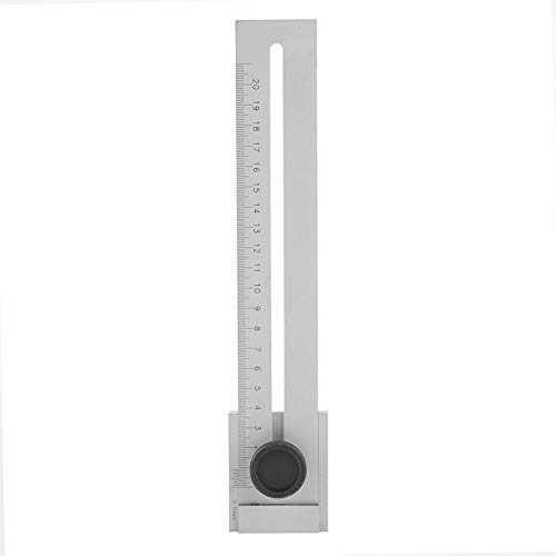 0-200 mm / 250 mm Parallelschreiblehre, Präzisionsversatz-Markierungslehre, Parallellineal aus Kohlenstoffstahl, Markierungslehre, Gleitlinienlineal für Schreiner(0-200mm) von Hyuduo