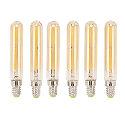 2 Stück LED-Röhrenbirne 4 W E14 2300 K Energiesparende Röhrenlampenbirnen T20 X 120 220-240 V für Beleuchtung (Gold) von Hyuduo