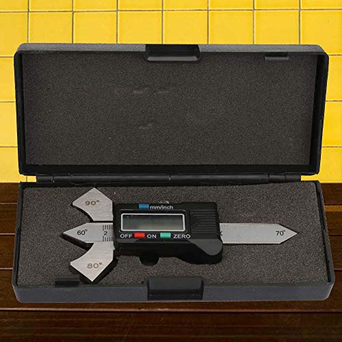 20mm Digitale Schweißlehre, Naht Wulstlehre Schweißnahtprüfung Filet Inspektion Metrische Zolllehre mit Aufbewahrungsbox von Hyuduo