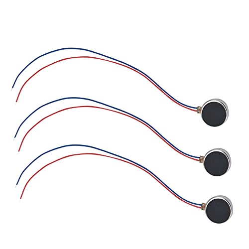 30 Stück Mini-Vibrationsmotoren, 3-5 V 12000 U/Min Flacher Münzknopf-Typ Kleiner Leichter Mikro-Vibrationsmotor für Mobile Handy-Pager-Tablet-Haushaltsgeräte 30 Stück Mini-Vibrationsmotoren, 3-5 V 12000 U/Min Flacher Münzknopf-Typ Kleiner Leichter Mikro-Vibrationsmotor für Mobile Handy-Pager-Tablet-Haushaltsgeräte von Hyuduo