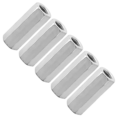 5 Stücke Lange Stange Überwurfmutter Hex Sechskantmutter Gewindebolzen Abstandsmutter Schraube (M12*50 * 15) von Hyuduo