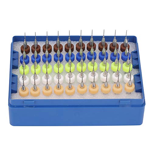 50 Stuck PCB Bohrer Bit Set 0,5-0,9mm Spitze Wolframstahl Micro Spiralbohrer für Leiterplatte 3D Drucker Präzisionsbohrer Jewelry Bohrwerkzeuge von Hyuduo