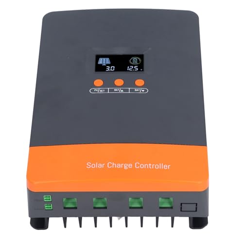 80A MPPT Solarladeregler, MPPT Solarregler 2V 24V 36V 48V Auto 160V PV Eingang Bis zu 12 LCD-Display Intelligenter Regler, Controller von Hyuduo
