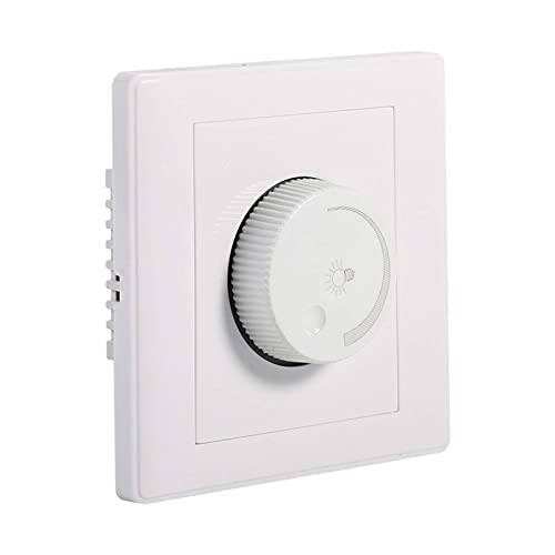 An der Wand befestigter Drehknopflampen-justierbarer Dimmer-Schalter-Helligkeit Prüfer-Verkleidungs-Dimmer für weißglühendes Licht Lichtmodulator von Hyuduo
