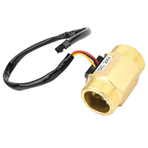 DC 24V Hall Wasserdurchflusssensor, 1 Zoll Doppel-Außengewinde Messing Durchflussmesser anschließen, 2~50L/MIN Turbinenzähler Zähler für Duschwarmwasserbereiter Füllstandssensor DC 24V Hall Wasserdurchflusssensor, 1 Zoll Doppel-Außengewinde Messing Durchflussmesser anschließen, 2~50L/MIN Turbinenzähler Zähler für Duschwarmwasserbereiter Füllstandssensor von Hyuduo