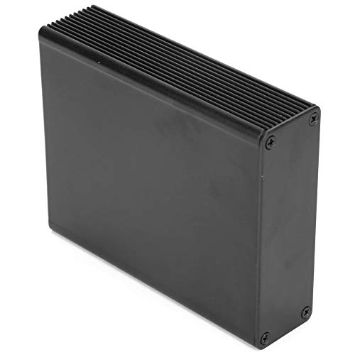 Elektronische Aufbewahrungsbox für Leiterplatten-Gehäuse, Aluminium DIY Electronic Project Enclosure Gehäuse Shell Protect Box Schwarz 27 x 82 x 100 mm von Hyuduo