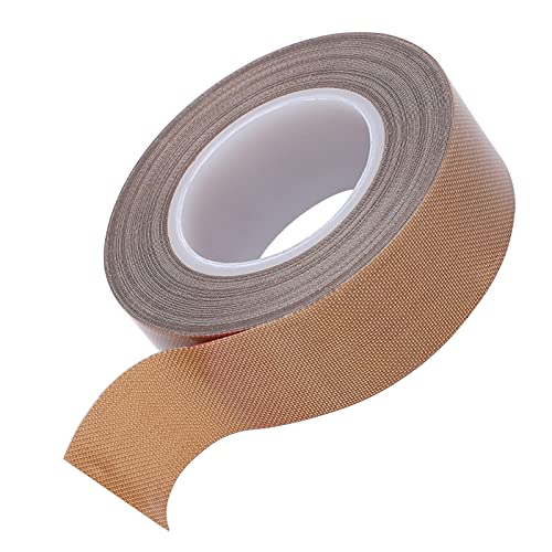 Hitzebeständiges Klebeband, PTFE-Band, Rolle, Rohrwickelband, Hochtemperatur-Klebstoff, Dichtung, Isolierendes Thermowerkzeug für Vakuumiergerät, Verpackungsband (Dicke 0,25 * von Hyuduo