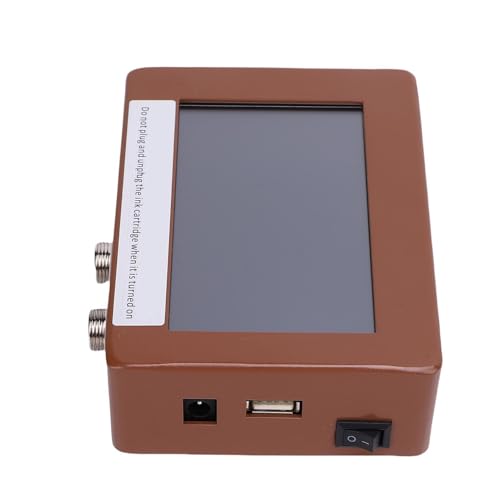 Hyuduo 12,7 Mm Online -Tintenstrahldrucker, 4,3 -Zoll -Touchscreme Mobile Inkjet -Codierungsmaschine mit Externer U -Festplattenverbindung für (EU-Stecker 100-240V) von Hyuduo
