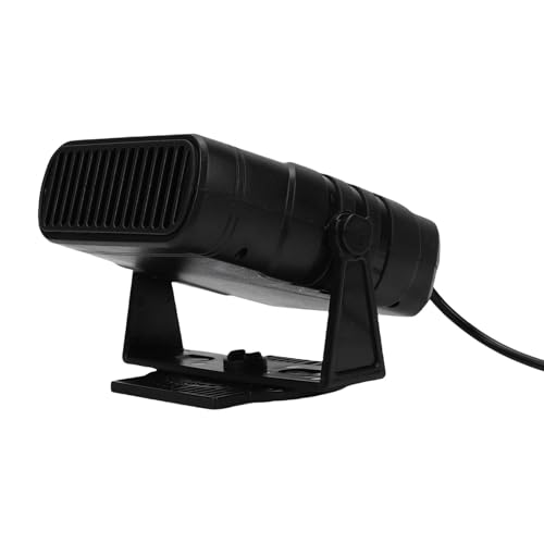 Hyuduo 12V Auto Heizung Defroster 120W Tragbarer Auto Windschutz Scheibe Heizung Defogger mit 360 ° Rotation Einstellbarer Luftstrom für Autos LKW SUVs Wohnmobile von Hyuduo