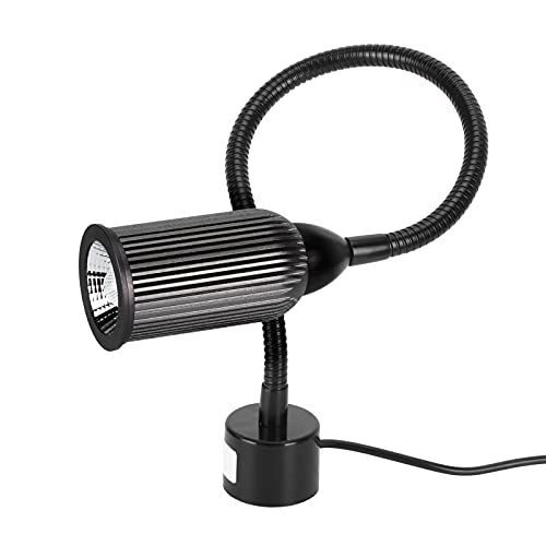 Hyuduo 15W LED Tischlampe, Nähmaschinenlampen, Magnetfuß-Arbeitslampe mit Flexiblem Schwanenhalsarm Zum Nähen von Fräswerkbänken und Anderen Präzisionsaufgaben(EU Plug) von Hyuduo