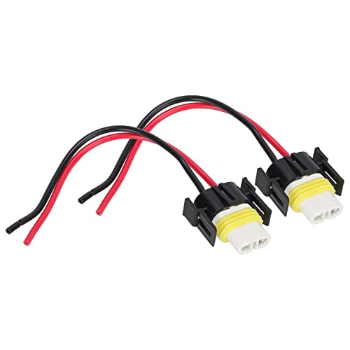 Hyuduo 2 Stück H11 Keramische Steckdose Kabelbaum Steck Verbinder Kabelbaum Adapter Elektrische Steck Verbinder mit Keramik Gehäuse Kupferkabel für H11 881 Glühbirne Ersatz Hyuduo 2 Stück H11 Keramische Steckdose Kabelbaum Steck Verbinder Kabelbaum Adapter Elektrische Steck Verbinder mit Keramik Gehäuse Kupferkabel für H11 881 Glühbirne Ersatz von Hyuduo