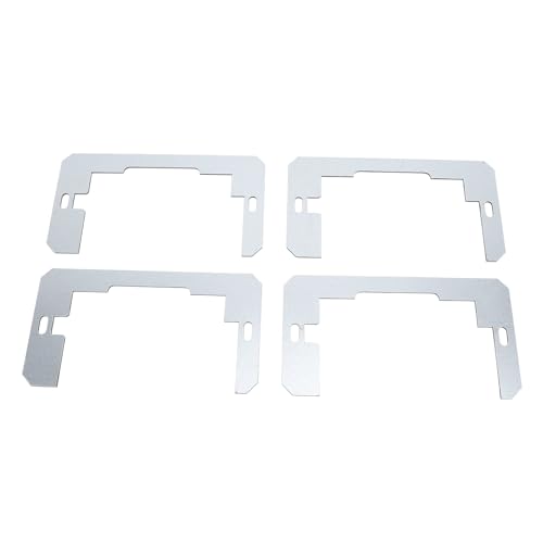 Hyuduo 20pcs Receptacle Affacer, Spülen -Fit -Geräte Leveling Platten für die Reparatur des Auslasss und Lose Elektrische Auslassfixe, Klammern, Zinkscheiben mit Breiterem Stahl mit Breiter von Hyuduo