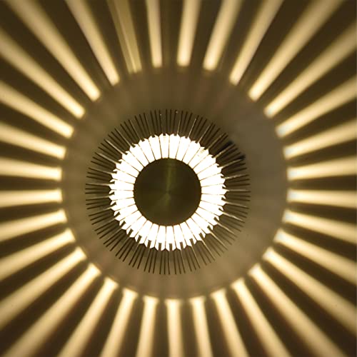 3W LED-Deckenleuchte, Halbbündig Montierte Lampe, Sunshine Pattern Astigmatism Light für Bardekoration(1# Warmes Licht) Deckenlampe von Hyuduo
