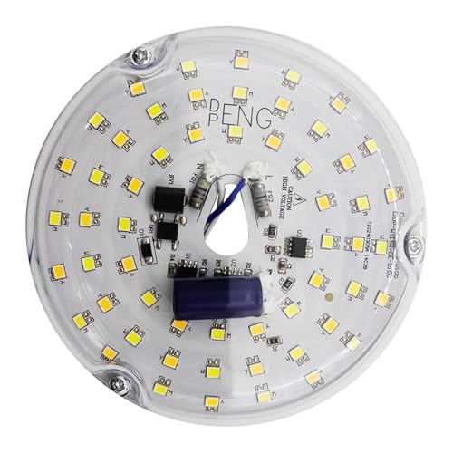 Hyuduo 4 Zoll Decken Ventilator LED-Licht Ersatz LED-Nachrüstung Kit 15W 3CCT 3000K 4000K 6000K 3 Farbe Dimmbar Rund LED Decken Ventilator Nachrüstung Kit für Bündige Decken Leuchten Hyuduo 4 Zoll Decken Ventilator LED-Licht Ersatz LED-Nachrüstung Kit 15W 3CCT 3000K 4000K 6000K 3 Farbe Dimmbar Rund LED Decken Ventilator Nachrüstung Kit für Bündige Decken Leuchten von Hyuduo