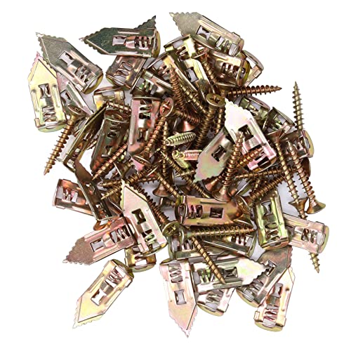 Hyuduo 40 -Pack -Selbstbohrer Trockenbauankerschrauben Set, Hohe Haltbarkeit Metall Trockenbau für Bilderrahmen, Kalligraphie Hängen, Kohlenstoffstahl für die Hausdekoration Hyuduo 40 -Pack -Selbstbohrer Trockenbauankerschrauben Set, Hohe Haltbarkeit Metall Trockenbau für Bilderrahmen, Kalligraphie Hängen, Kohlenstoffstahl für die Hausdekoration von Hyuduo