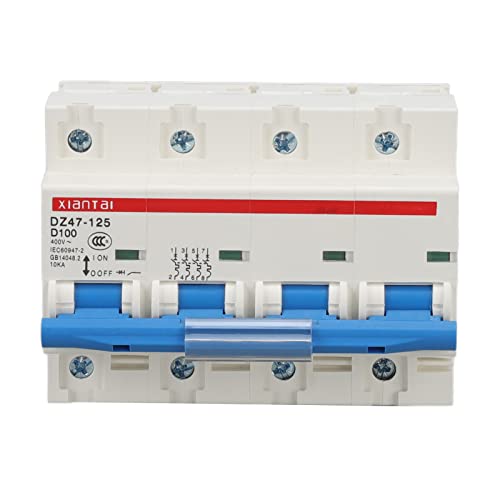 Hyuduo 4p 100a 400 V Miniatur -Leistungsschalter MCB Low Spannungsschalter mit Hilfsbogenlöschsystem für Gleichstrom -Strom -Solartaik -Solar -Photovoltaik Hyuduo 4p 100a 400 V Miniatur -Leistungsschalter MCB Low Spannungsschalter mit Hilfsbogenlöschsystem für Gleichstrom -Strom -Solartaik -Solar -Photovoltaik von Hyuduo