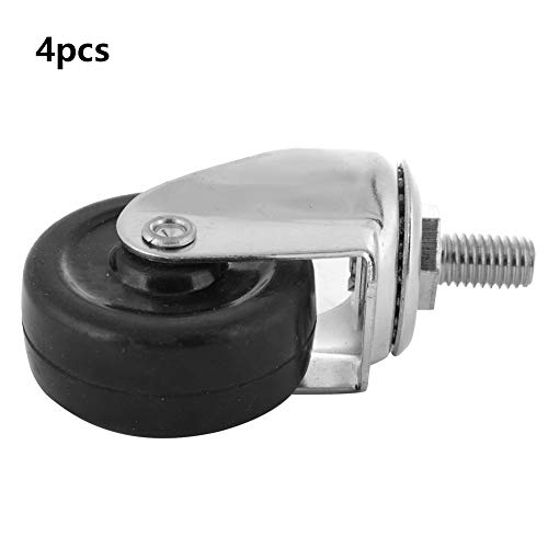 Hyuduo 4pcs 2 Zoll Caster Roller mit Niedriger Rausch 360 -Grad -Rotation für Möbeltrolley -Bürostuhl von Hyuduo