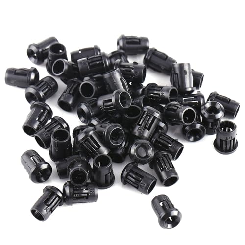 Hyuduo 50 Pcs LED -Nylon -Sockelhalter 3 Mm 5 Mm 8 Mm 10 Mm Lampenmontage mit 4 Größen Zum Einfachen Befestigung von LEDs an Brettern (3 mm) von Hyuduo