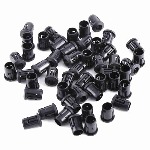 Hyuduo 50 Pcs LED -Nylon -Sockelhalter 3 Mm 5 Mm 8 Mm 10 Mm Lampenmontage mit 4 Größen Zum Einfachen Befestigung von LEDs an Brettern (8 mm) von Hyuduo