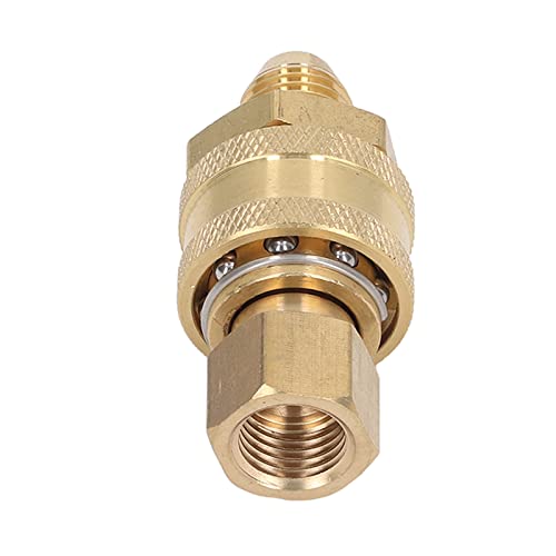 Hyuduo 5000psi Hochdruck -Waschmaschinen -Armaturen Messing Edelstahl Schnellanschlussadapter, Ideal für Schlauchpumpenkugelventil Teleskopstangenflächenreiniger, Langlebiges Material, 1 Männliche 1 Hyuduo 5000psi Hochdruck -Waschmaschinen -Armaturen Messing Edelstahl Schnellanschlussadapter, Ideal für Schlauchpumpenkugelventil Teleskopstangenflächenreiniger, Langlebiges Material, 1 Männliche 1 von Hyuduo