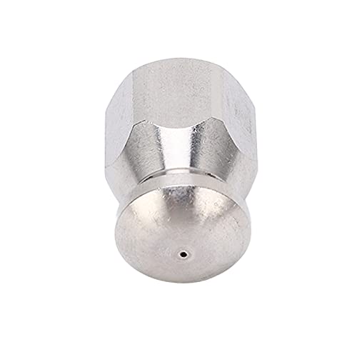 Hyuduo 5000psi Hochdruckunterdrückerdüse Rohrrohr -Baggerdüse, Edelstahl -Düsenreinigungsdüse für Abwasserkanal, Waschbecken, Toilette mit Standardgewinde, Zubehör (Runder Kopf vorne 1 hinten 6 Hyuduo 5000psi Hochdruckunterdrückerdüse Rohrrohr -Baggerdüse, Edelstahl -Düsenreinigungsdüse für Abwasserkanal, Waschbecken, Toilette mit Standardgewinde, Zubehör (Runder Kopf vorne 1 hinten 6 von Hyuduo