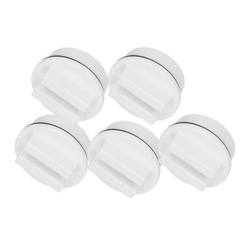 5PCS Pool Plug Cap, 1 1/2 Zoll Pool Rücklaufleitung Winterfilter Ablassschraube mit O-Ring von Hyuduo