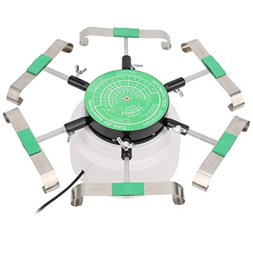 Hyuduo 6 Arme Wachwinger Machine Automatische Uhr Wickler mit 6 Abnehmbaren Legierungsarmen Rund Basis- und Fixierungsschrauben für die Mechanische Uhr Reparatur von Hyuduo