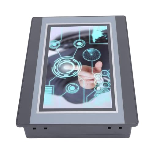 Hyuduo 7 -Zoll -HMI -SPS -Touchsbildschirm Programmierbarer Logik -Controller mit ARM9 CPU 4H Resistive Touch 24in 24 -out -Relaisausgabe für GX -Entwickler GX Works2 Modbus RS232 von Hyuduo