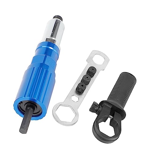 Hyuduo Befestigungssatz für Elektrische Bohrnieten, Konvertierungsanschluss für Power-Nietmaschinen, Nietadapter mit Schraubenschlüssel für Blindnieten von Hyuduo